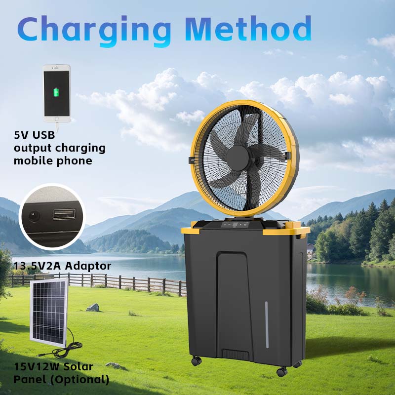 16 Inch Rechargeable Mist Fan with Remote Control