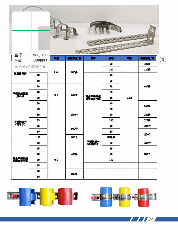 Standard Quick Snap Pipe Clamp for HVAC Ducts