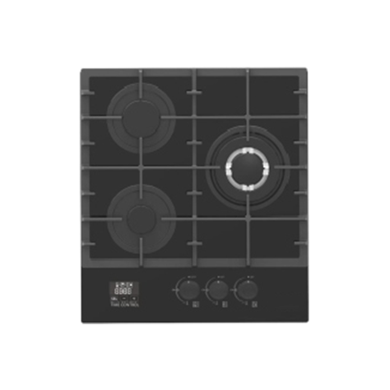 4 Burner Glass Gas Hob with Timer Function