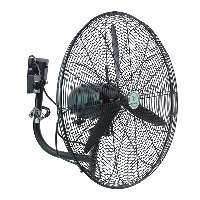 Industrial Wall Fan with Pull Cord Switch