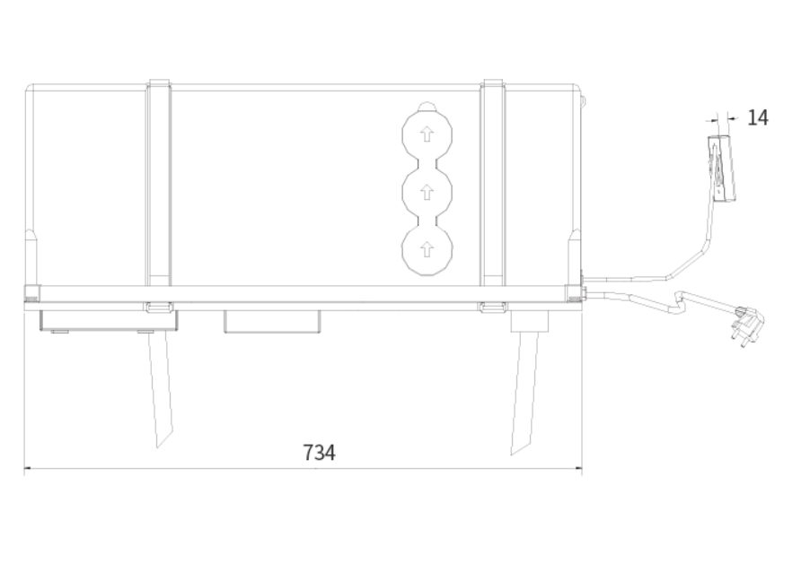 Under Bench Air Conditioner for Caravan