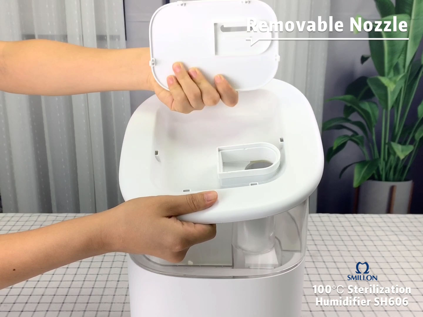 Hybrid Humidifier with 100°C Heating Technology