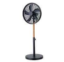 16 Inch Solid Wood Metal Stand Fan