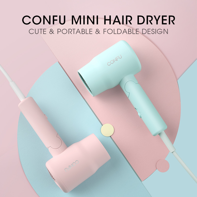 CONFU Electric Mini Foldable Travel Hair Dryer KF-3135