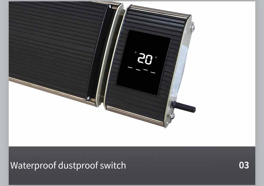 Waterproof IPX4 Smart WiFi Far Infrared Radiant Heater
