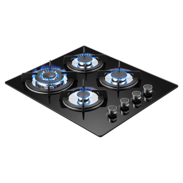 4 Burner Glass Gas Hob 600mm MGBG-604C3