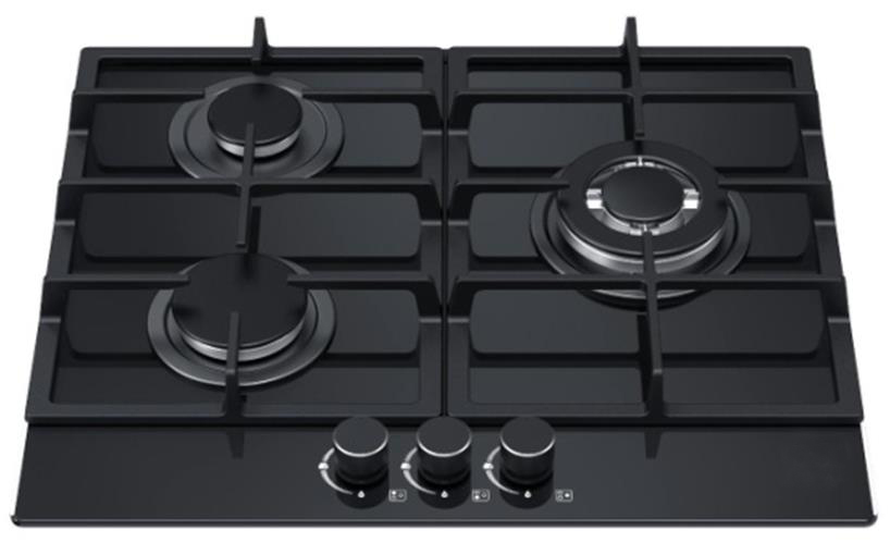 3 Burner Glass Gas Hob MGBG-603M2 600mm