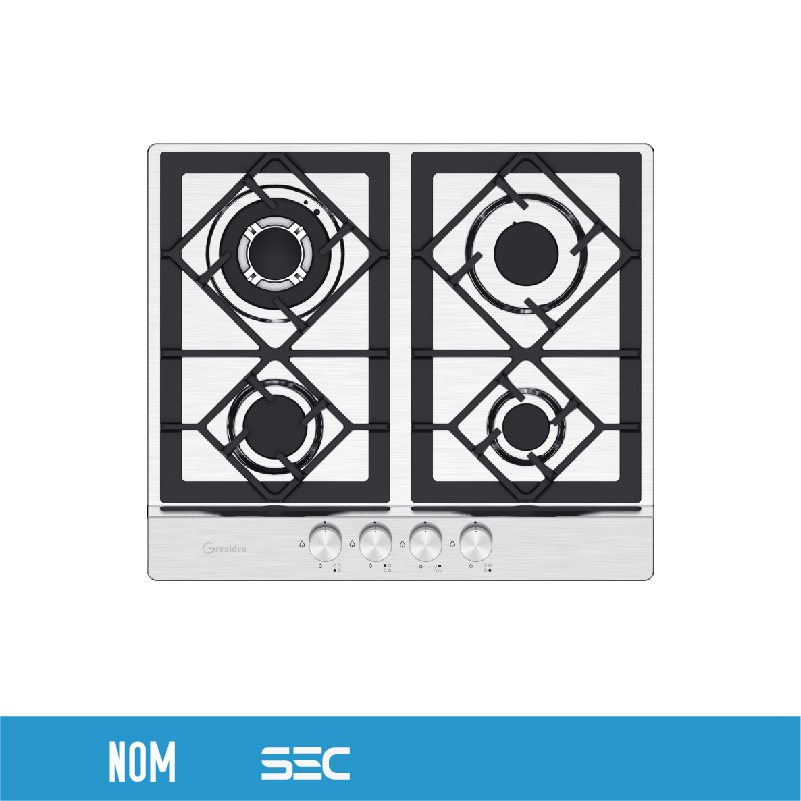 4 Burner Stainless Steel Gas Hob MGBS-604F4