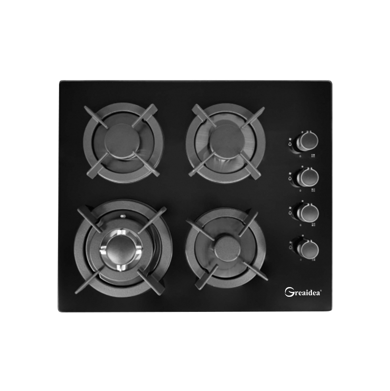 4 Burner Built-in Gas Hob Glass Top MGBG-604C