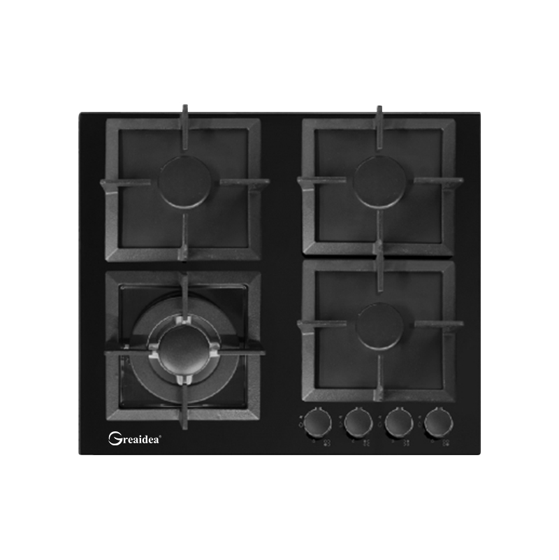 4 Burner Built-in Gas Hob Glass Top MGBG-604S3