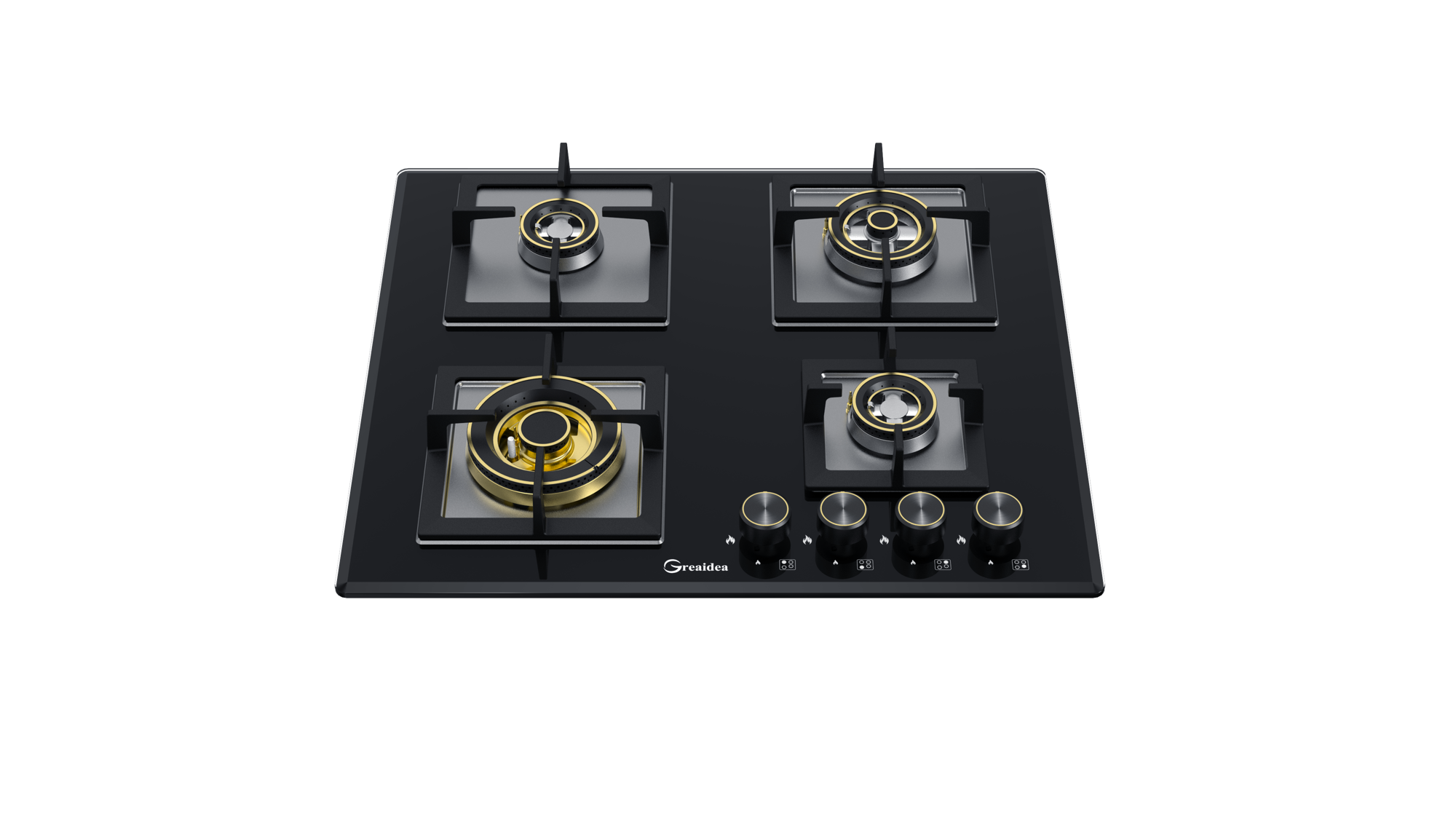 Greaidea Built-in 4 Burner Gas Hob Cooktop