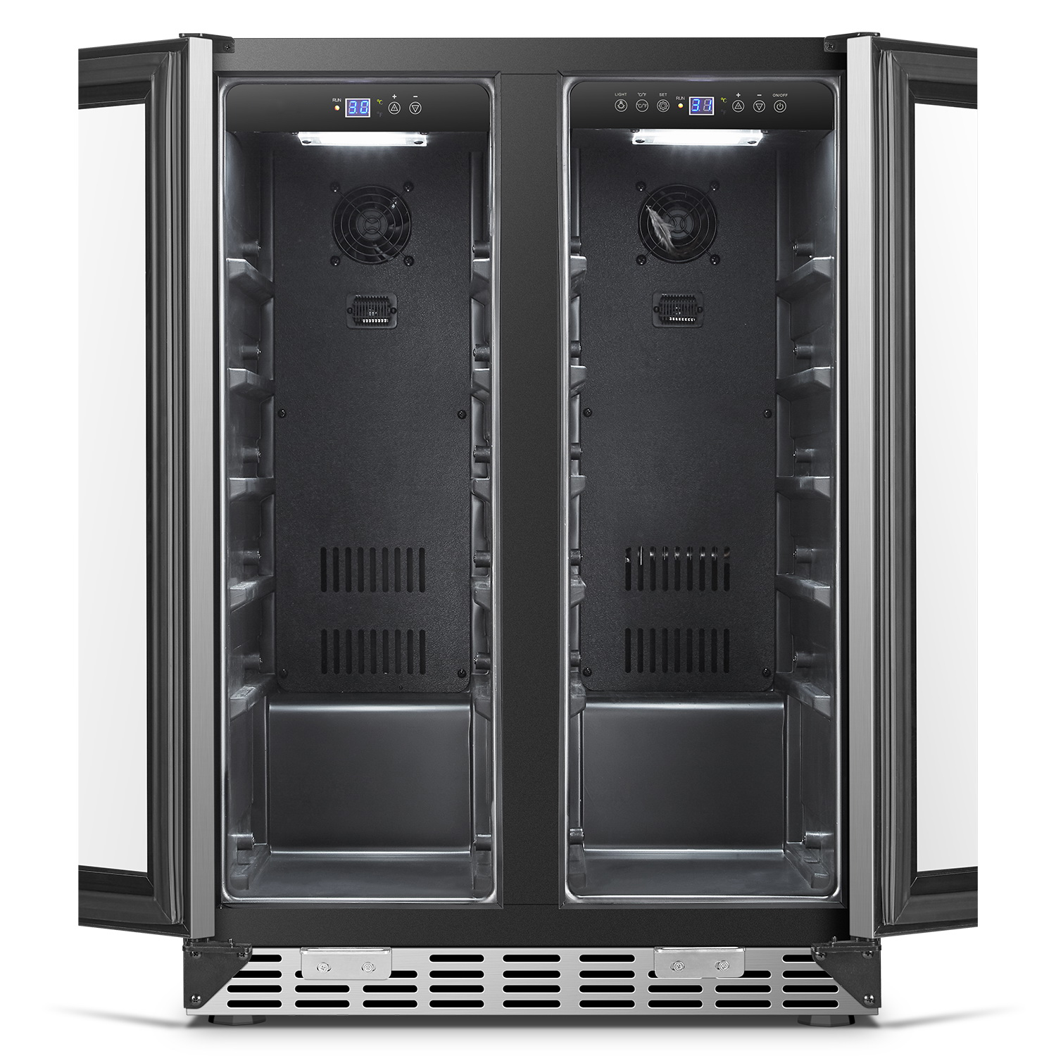 USF-36D 130L Side by Side Wine Cooler Refrigerator