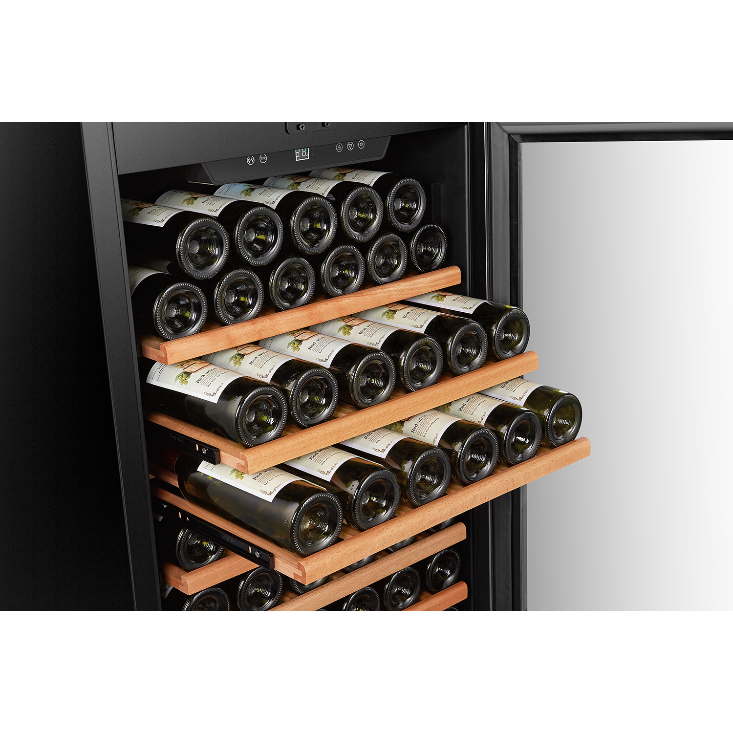 133 Bottle Dual Zone Wine Cellar Freestanding Built-in