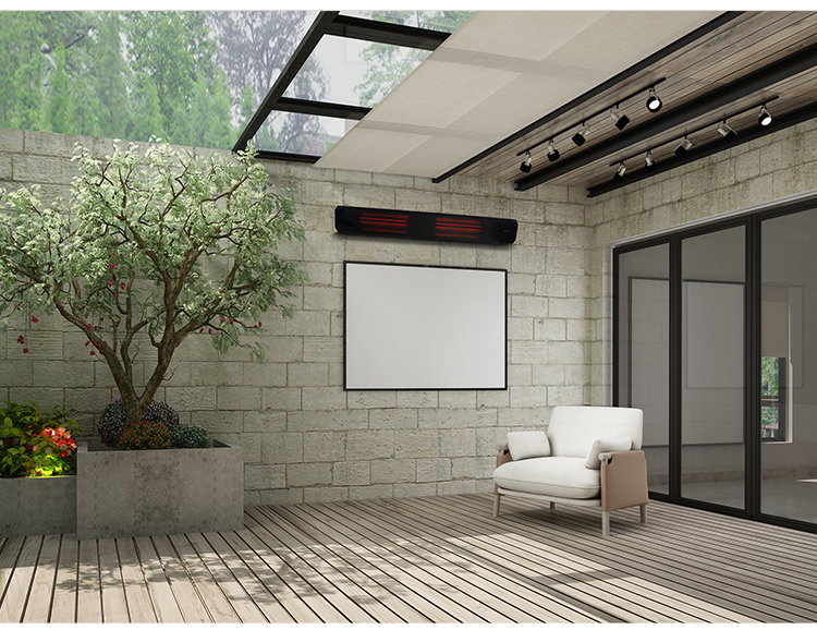 Rapid Heat 2200W Electric Heater with Ceramic Glass Panels