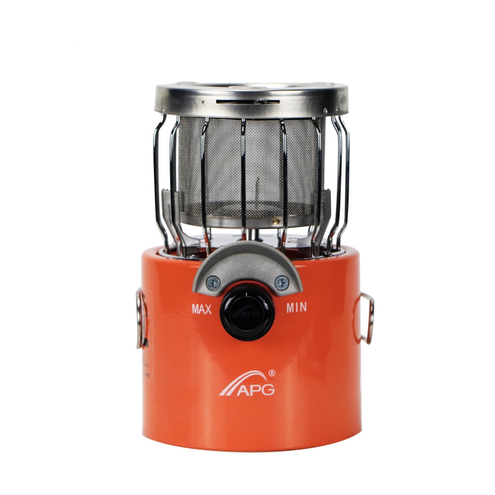 APG 2-in-1 Portable Gas Mini Heater with Camping Barbecue