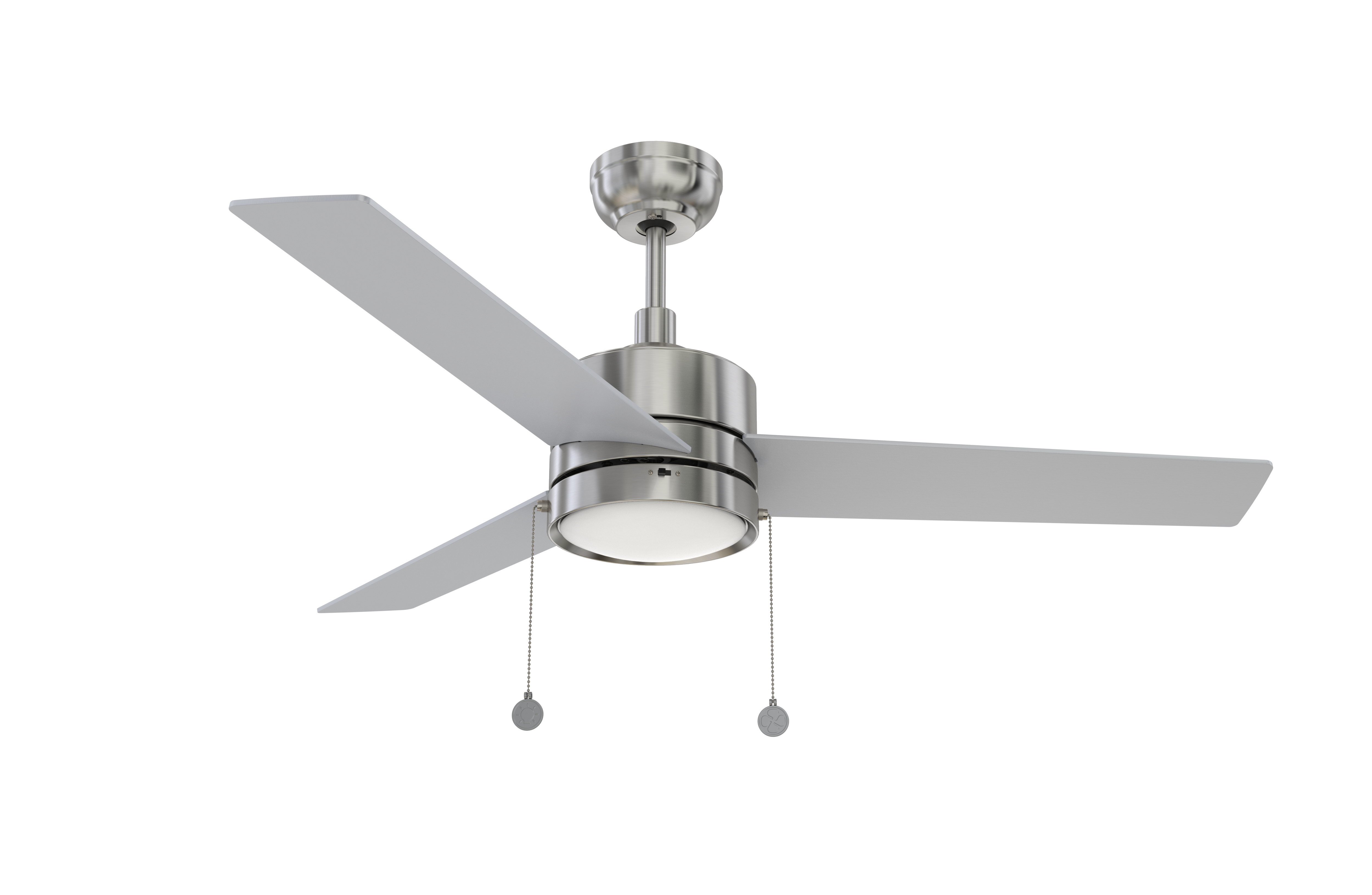 DC Motor Pull Chain Ceiling Fan with Light
