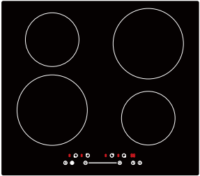 Four Induction Cookers