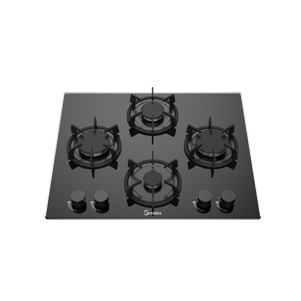 4 Burner Glass Gas Hob MGBG-604D6/8 600mm