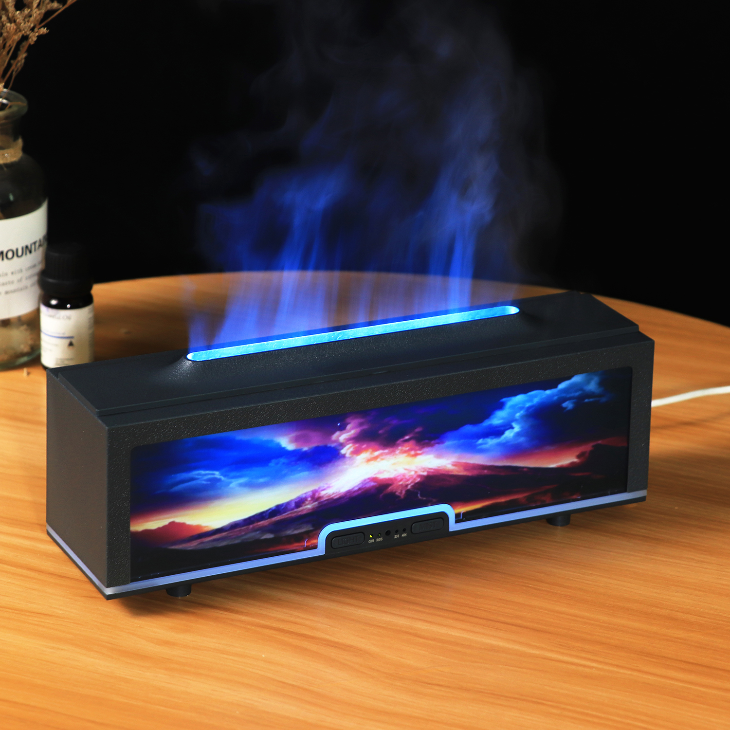Flame Humidifier Aromatherapy Machine