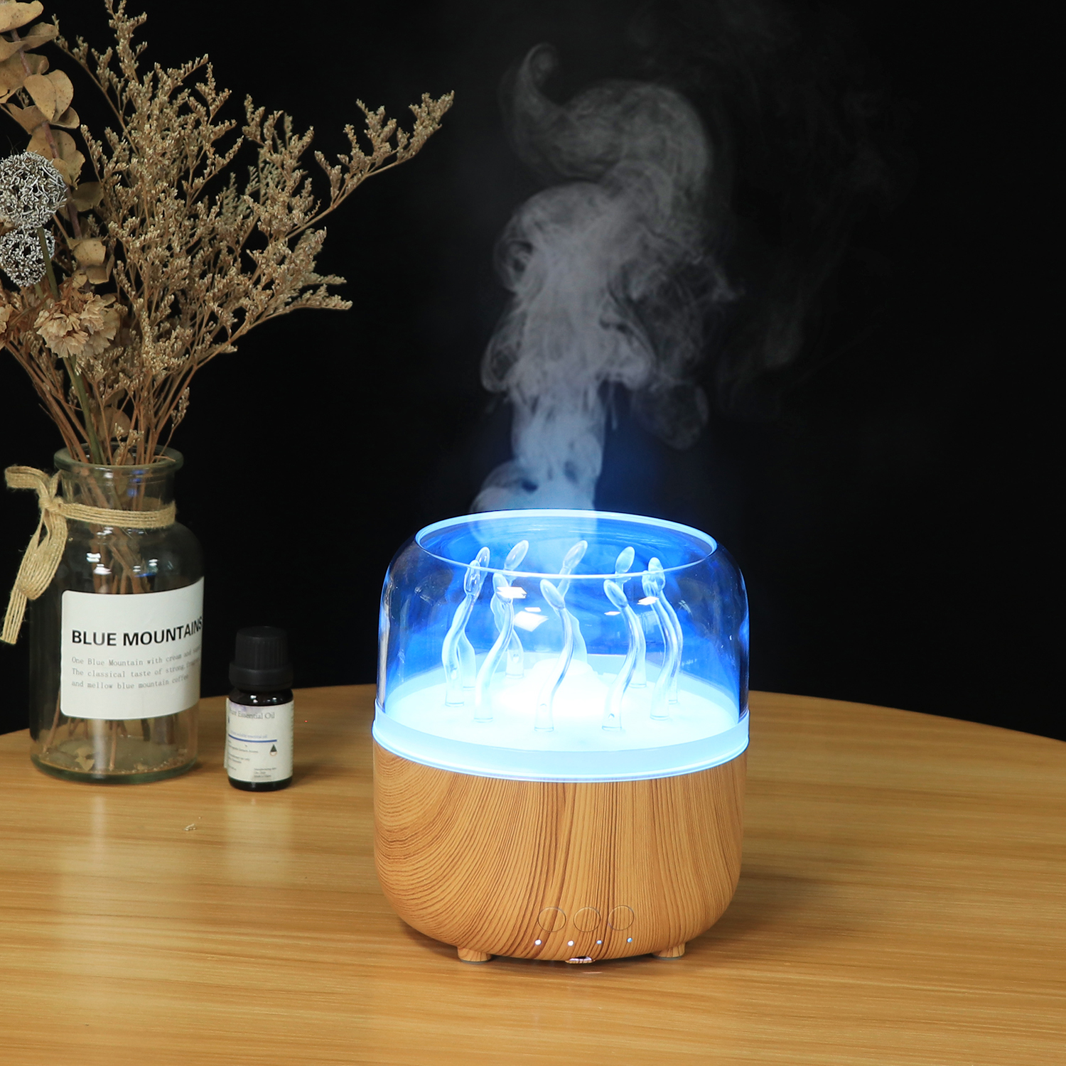 Flame Humidifier Aromatherapy Machine