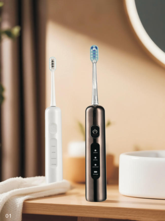High-Amplitude Sonic Electric Toothbrush