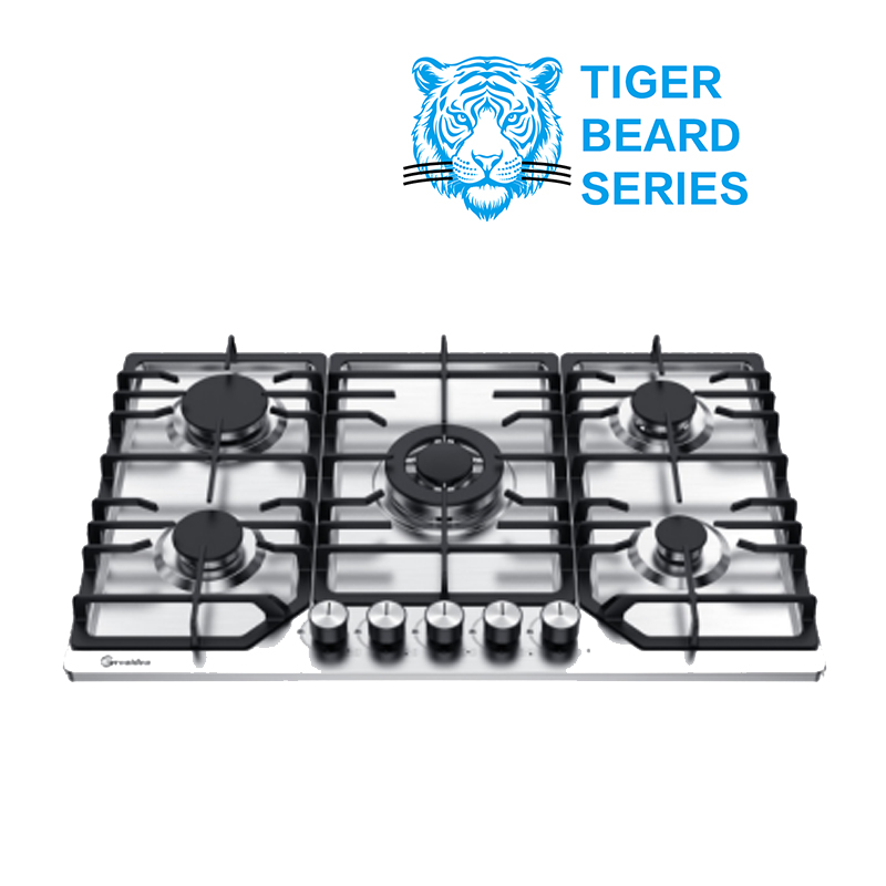 5 Burner Stainless Steel Gas Hob MGBS-765T