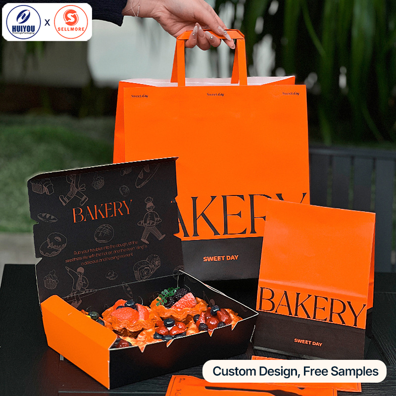 Egg Tart Baking Packaging Boxes for Muffins Cakes
