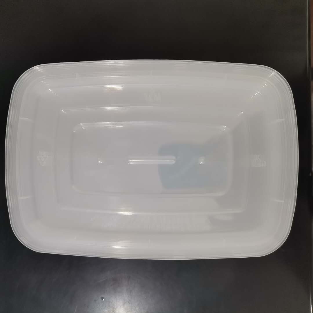 Airtight Microwave Plastic Food Storage Container with Flat Lids