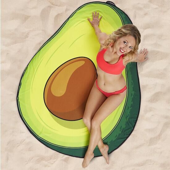 Lint-Free Microfiber Round Beach Towel