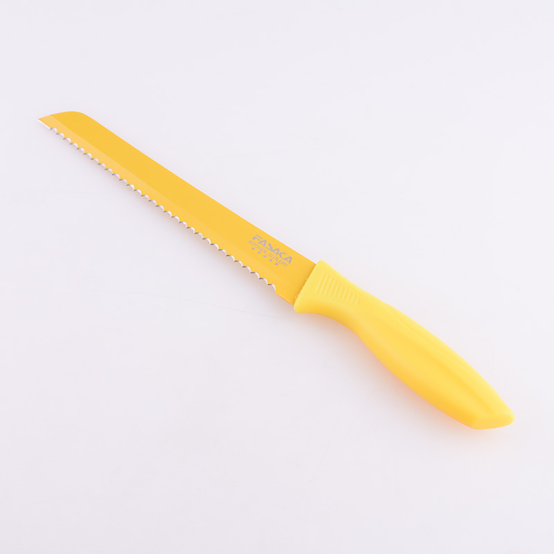 Non-Stick Coated Kitchen Knives Set with Acrylic Stand