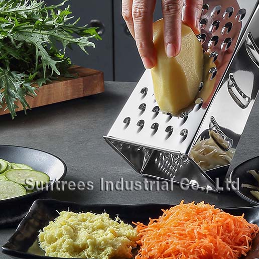 Stainless Steel 4-Sided Kitchen Grater