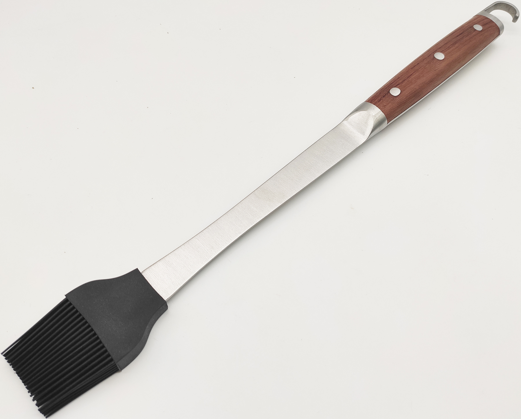 3-Piece BBQ Tools Set with Rosewood Handles