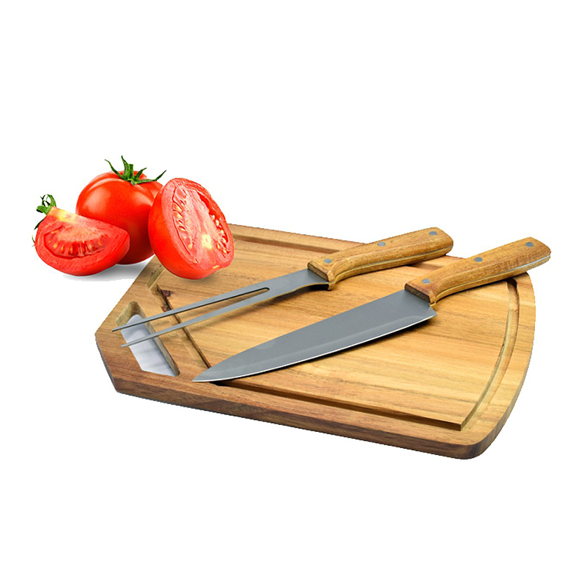BBQ Fish Spatula with Acacia Wood Handle