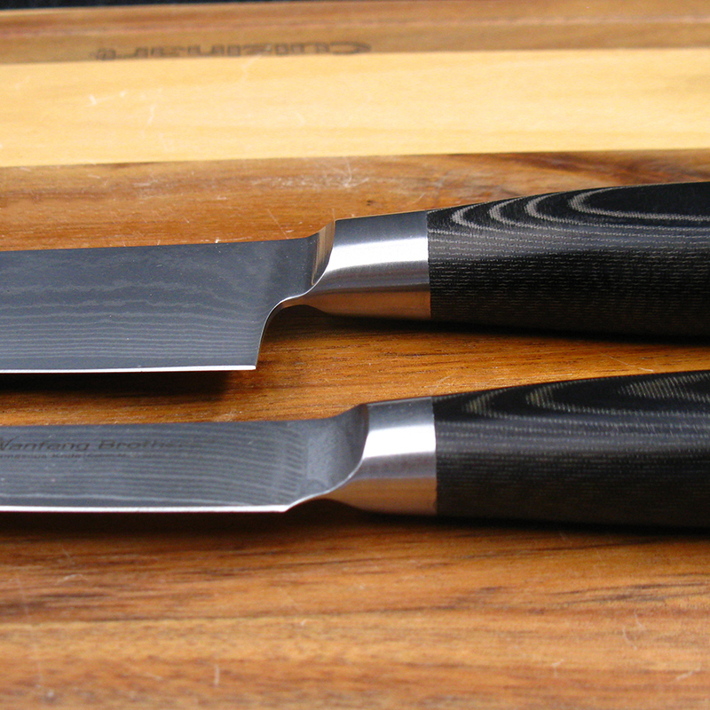 2-Piece Damascus Steel Kitchen Knife Set