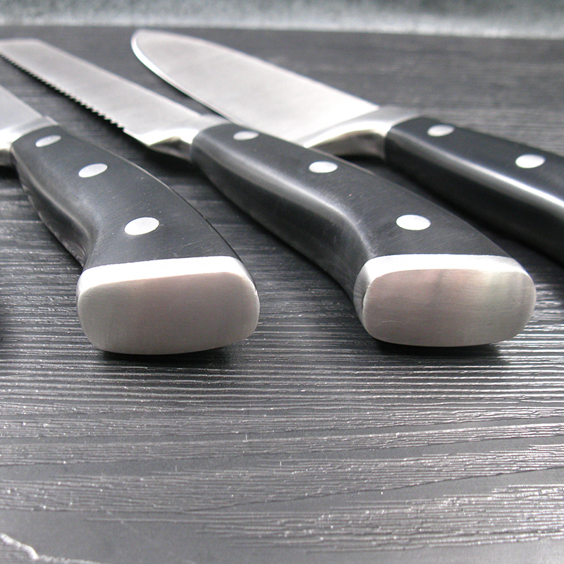 6-Piece Kitchen Knife Set with Wooden Block