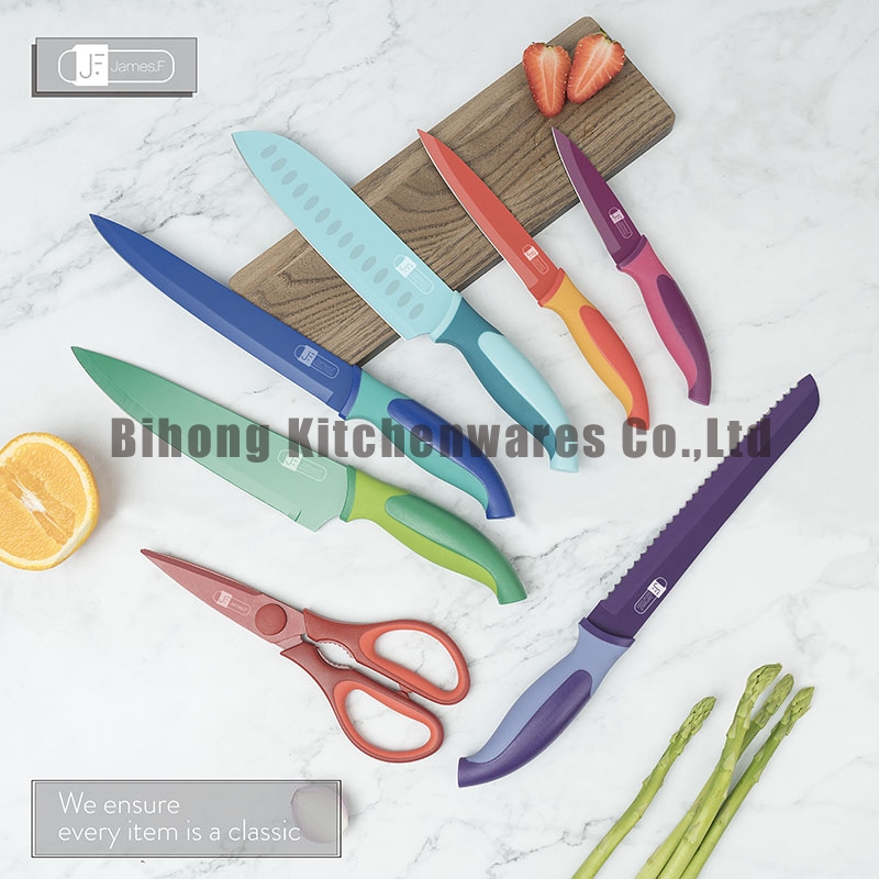 7-Piece Kitchen Knife and Shears Cutlery Set