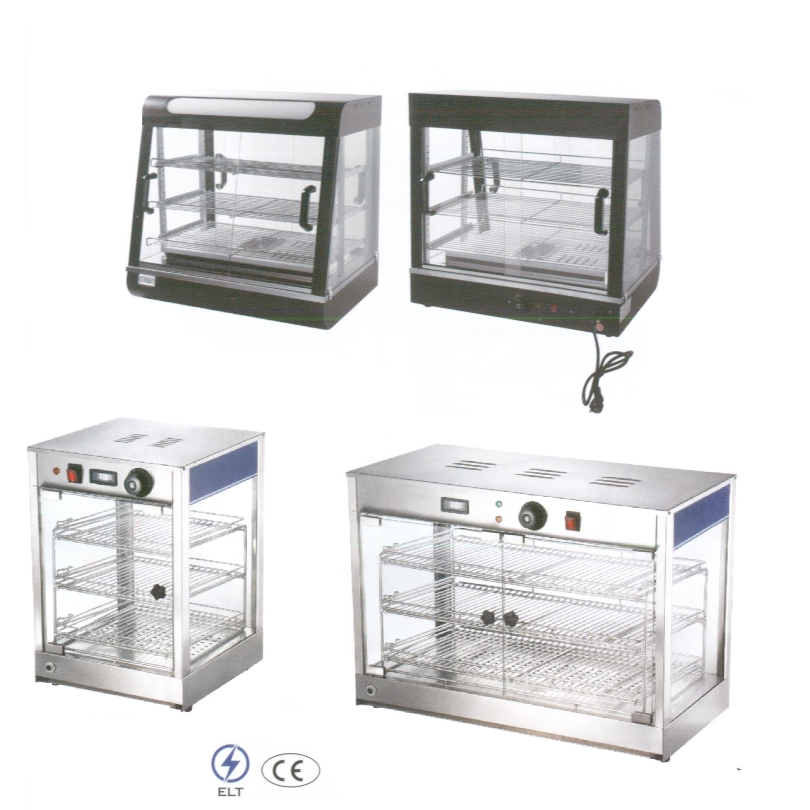 Electric Warming Steamer Food Showcase