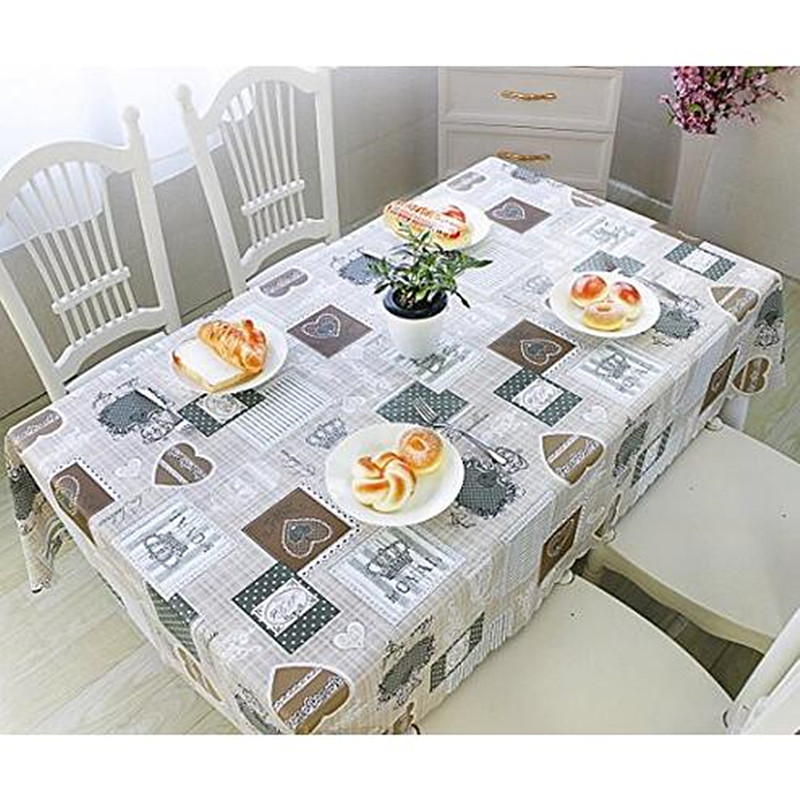 PVC Tablecloth with Nonwoven Back