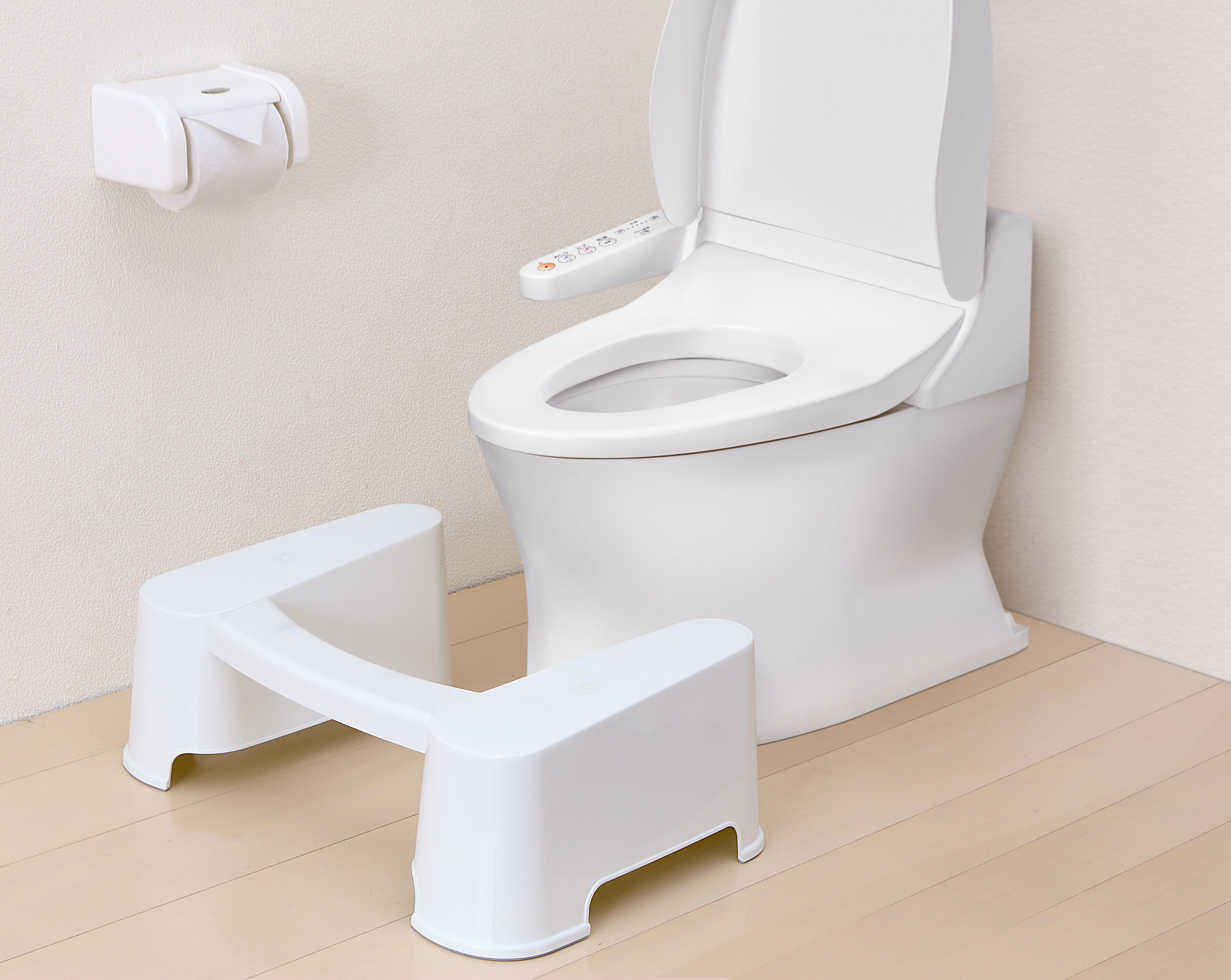 Mobile Toilet Foot Pedal Stool