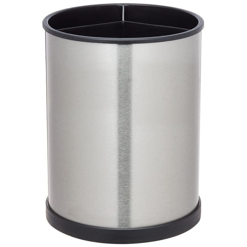 Stainless Steel Round Kitchen Utensil Holder