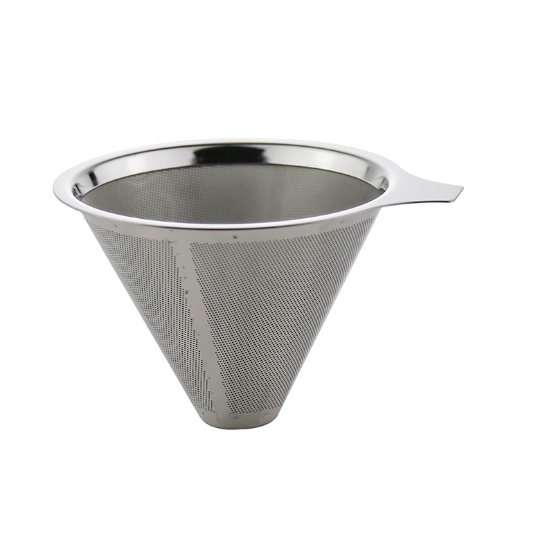 Stainless Steel Reusable Pour Over Coffee Filter Dripper