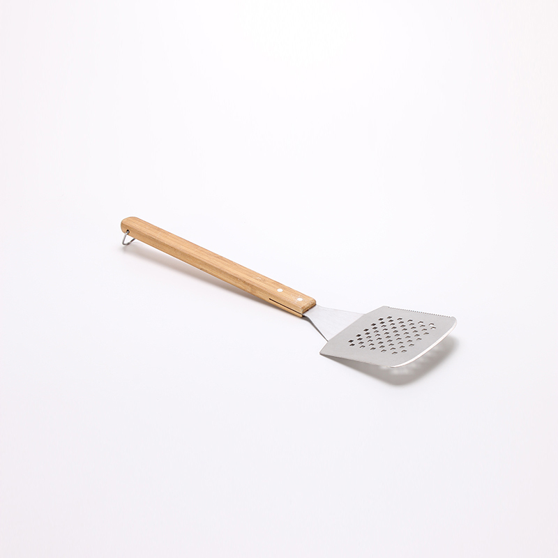 BBQ Turner with Oak Wood Handle
