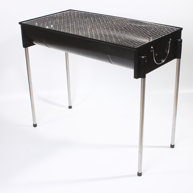 Portable Folding Charcoal BBQ Grill with Stainless Steel Mesh
