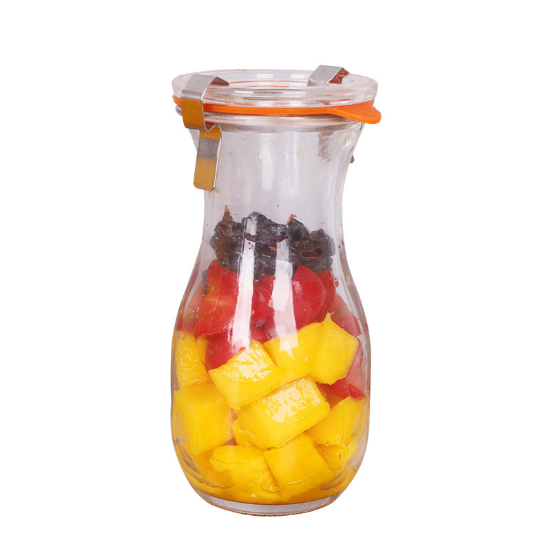 Glass Sealed Food Storage Bottle Jam Jar