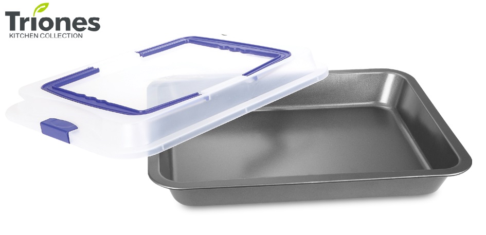 Square Bake Pan with Lid