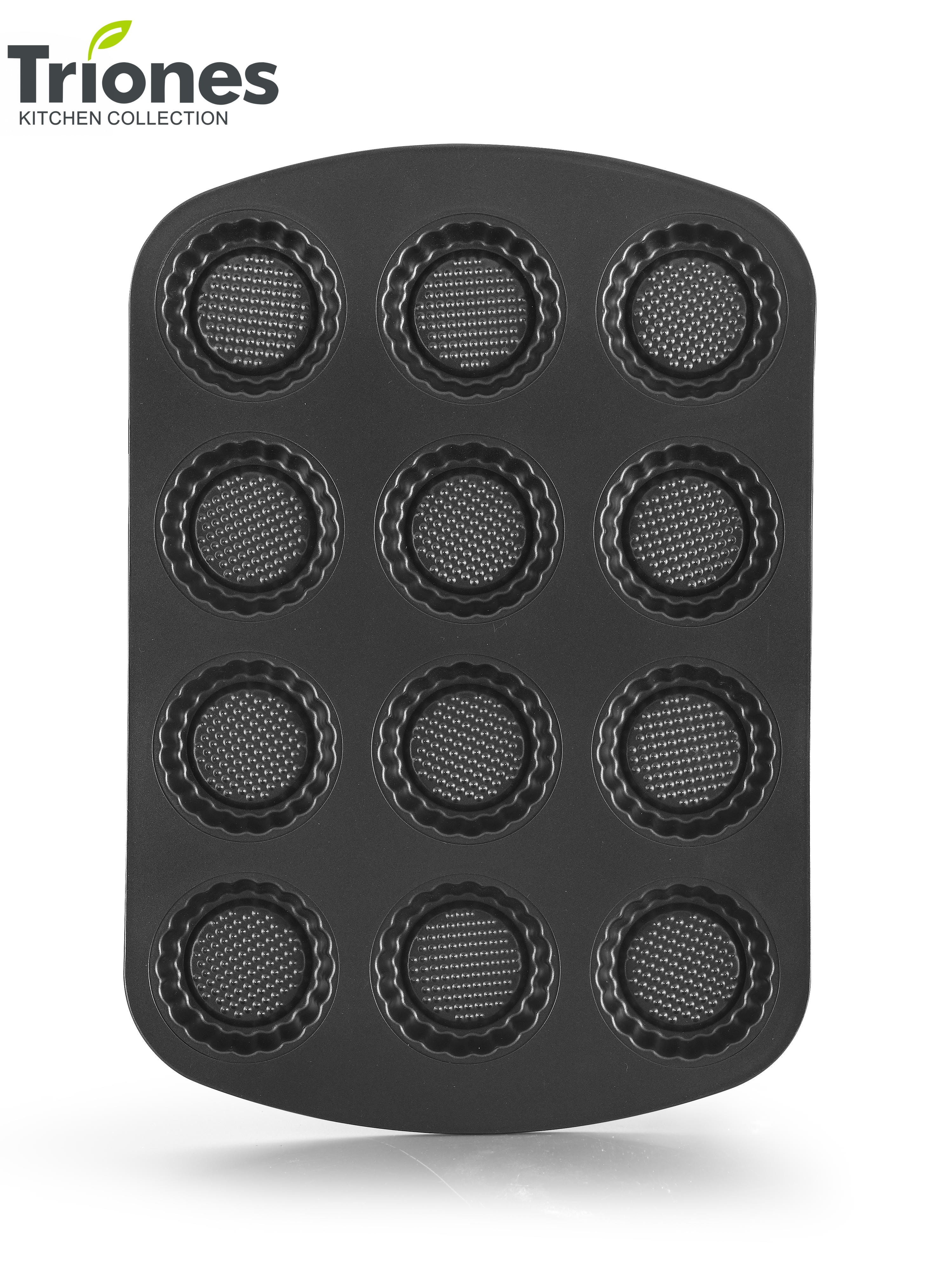 Nonstick Round 12-Cup Ice Cream Sandwich Muffin Pan