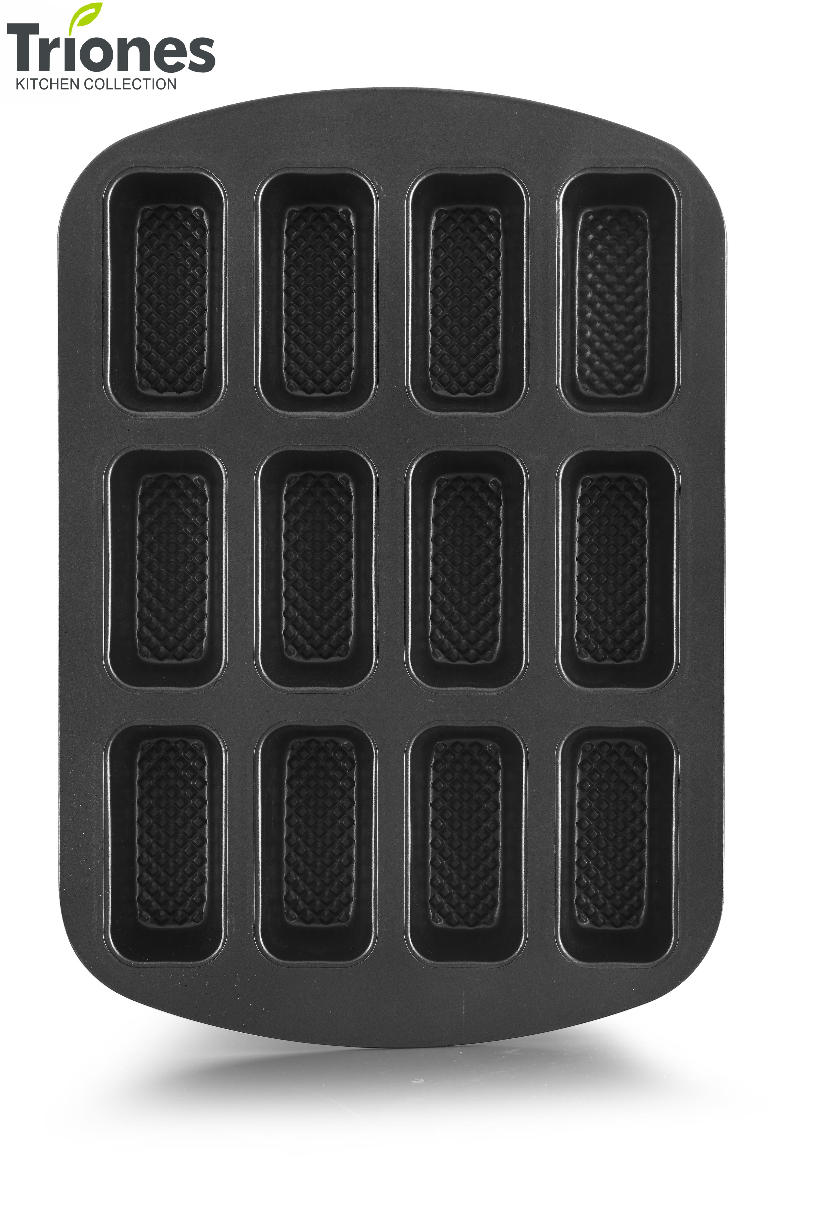 Nonstick Rectangle 12-Cup Ice Cream Sandwich Muffin Pan