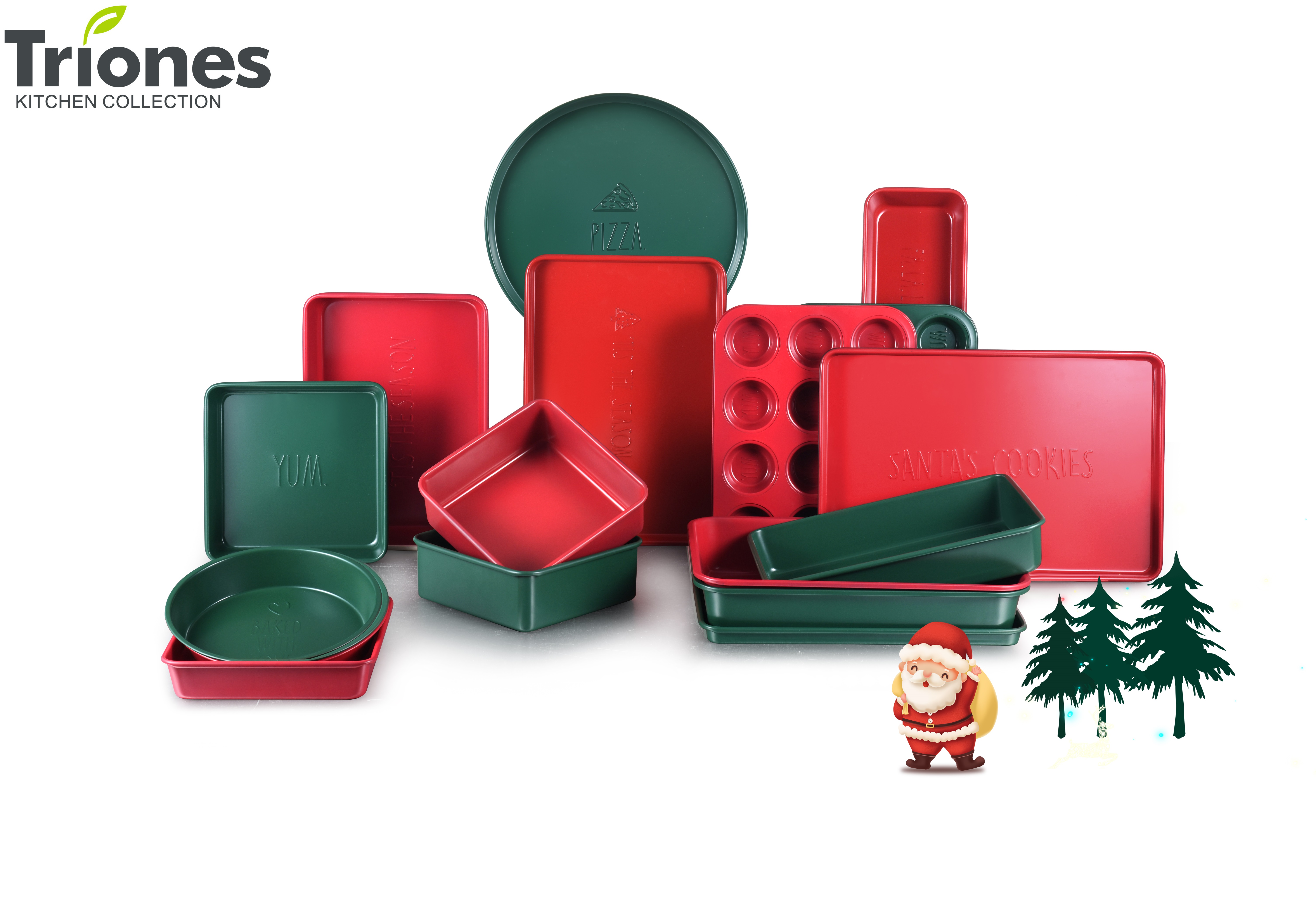 13-Piece Christmas Baking Tray Series