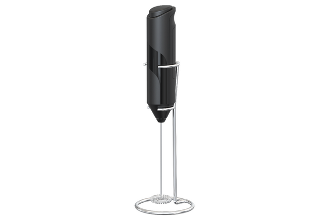 Handheld Milk Frother with Stainless Steel Stand