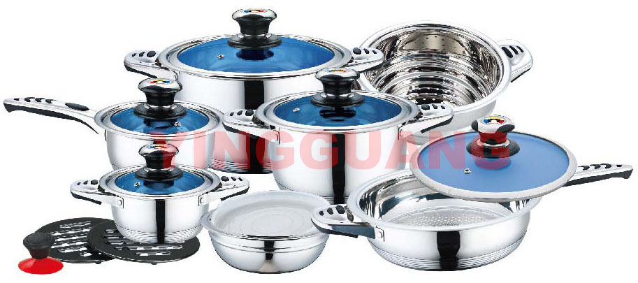 16-Piece Stainless Steel Cookware Set